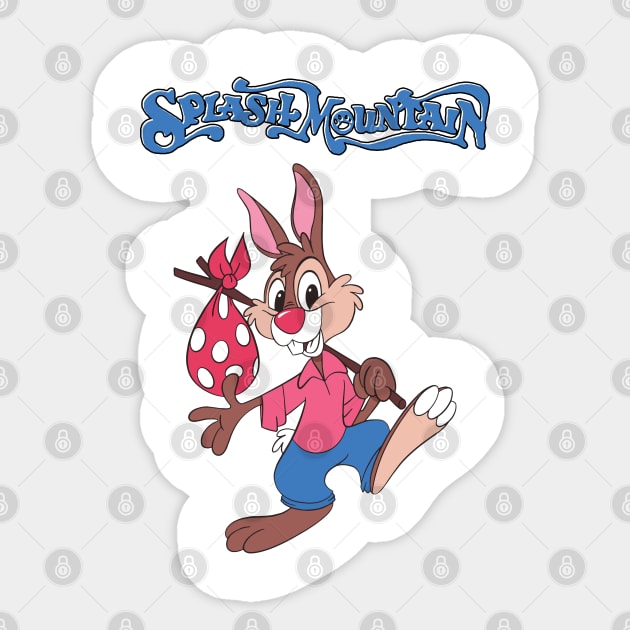 Splash Mountain / Run Away Rabbit Design Sticker by Number 17 Paint